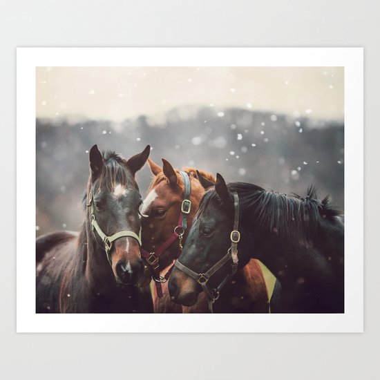 Nuzzle Art Print