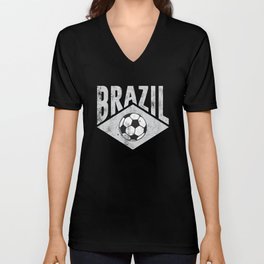 Brazil V Neck T Shirt