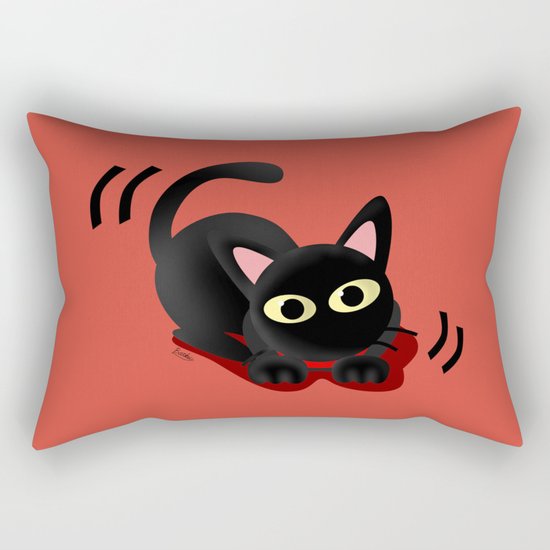 Playing with you Rectangular Pillow