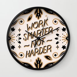 Work Smarter... Wall Clock