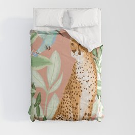 Tropical Cheetah Comforter