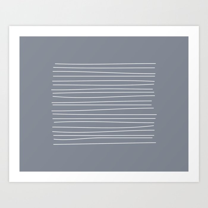 Lines Squared Art Print