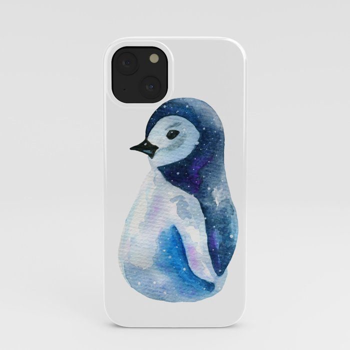 Winter Penguin in the Snow iPhone Case
