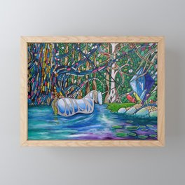 The Unicorn Framed Mini Art Print