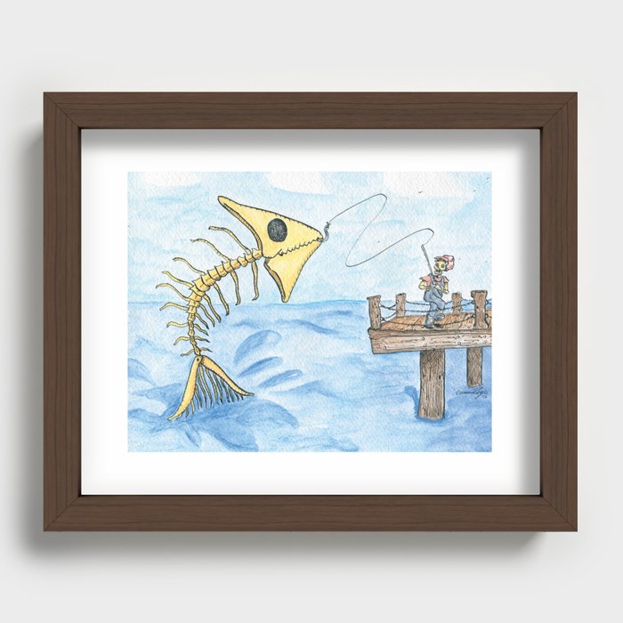 The Catch Recessed Framed Print