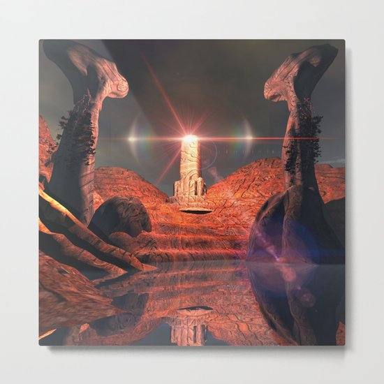 Mystical fantasy world Metal Print