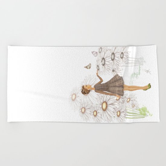Daisies Beach Towel