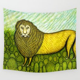 Lion by Morris Hirshfield Wall Tapestry