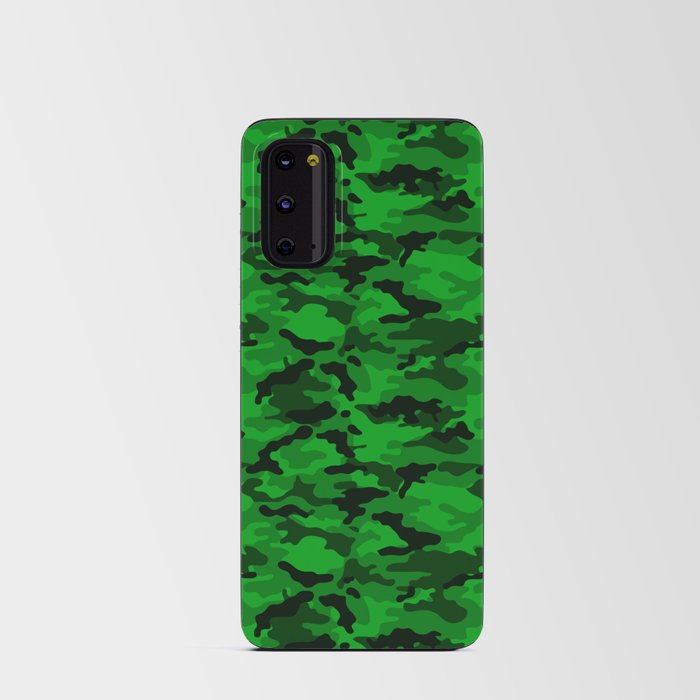 Lime Green Camo Android Card Case