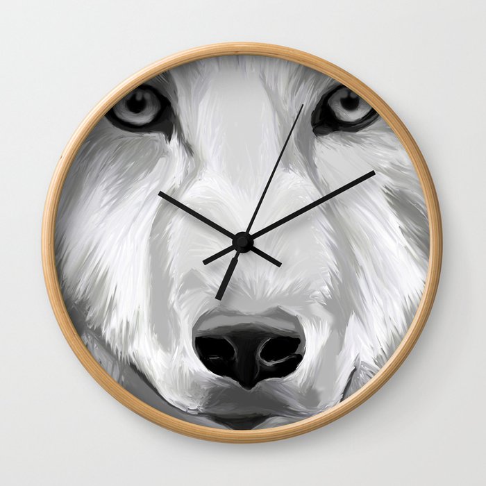 WOLF Wall Clock