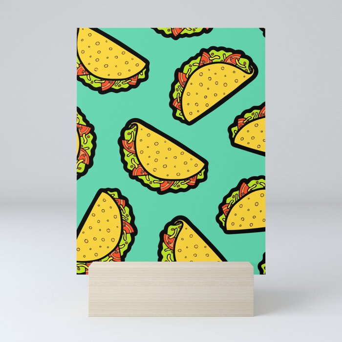 It's Taco Time! Mini Art Print