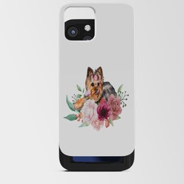 Flowers dog iPhone Card Case