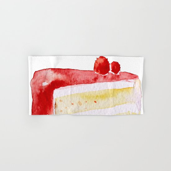 Cherry Cake Hand & Bath Towel
