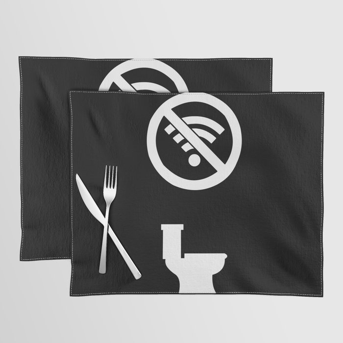 Wifi free zone Placemat