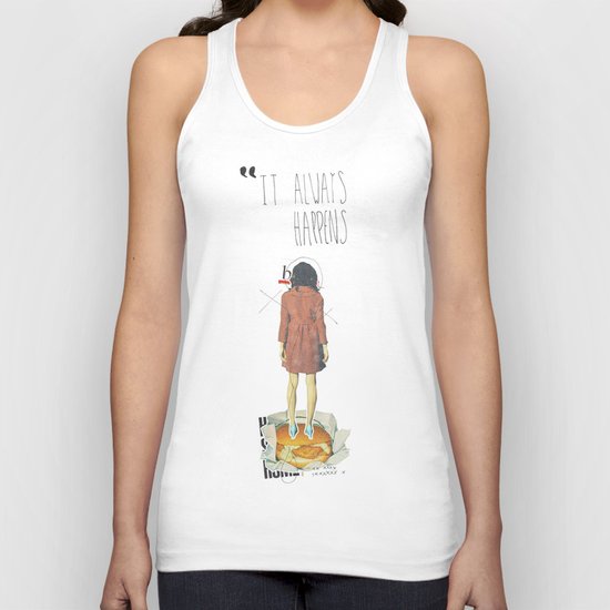 It Always Happens | Collage Unisex Tank Top