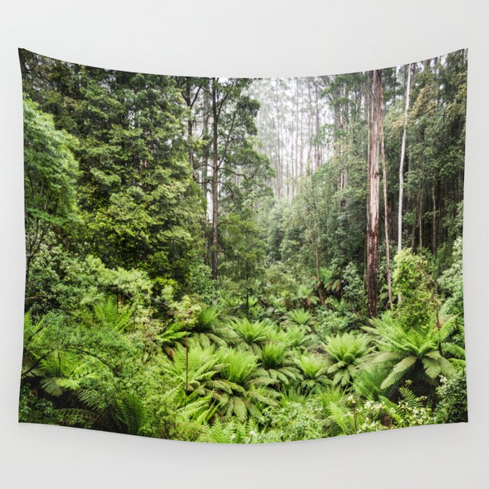 Rainforest Wall Tapestry by Michelle McConnell  Society6