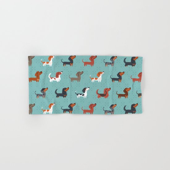 DACHSHUND Hand & Bath Towel