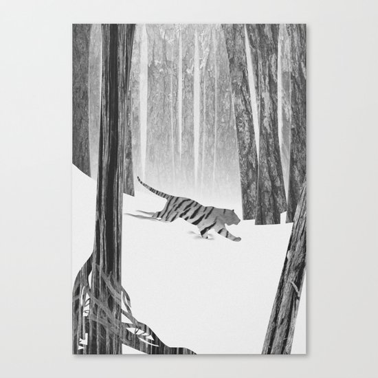 Martwood Tiger Canvas Print