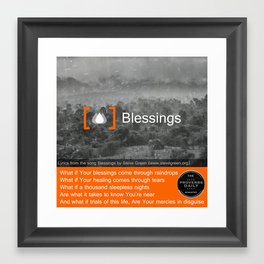 Blessings Framed Art Print