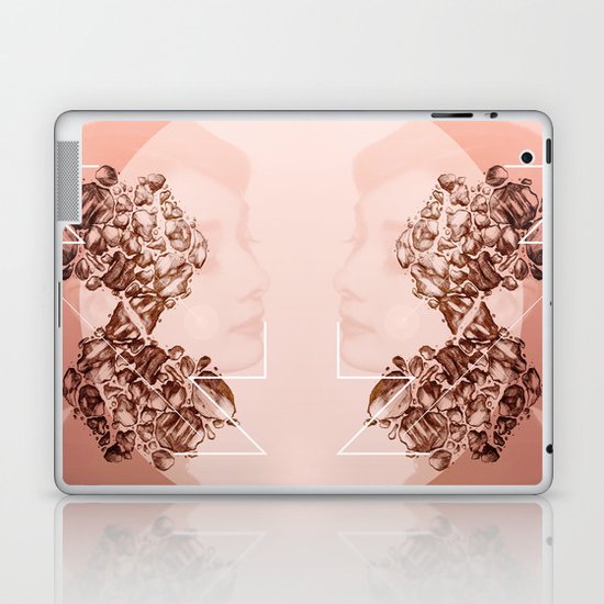 Old School Rocks! Audrey Hepburn Version Laptop & iPad Skin