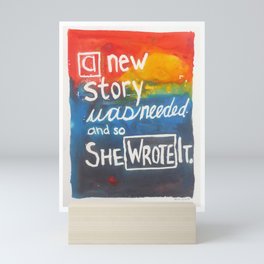 New Story Mini Art Print