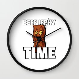 Beef Jerky Dried meat Bacon Wall Clock