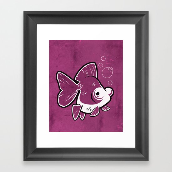 Moor Goldfish Framed Art Print