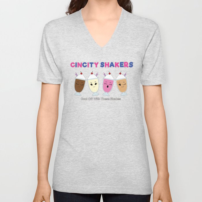 Cool Off With These Shakes V Neck T Shirt