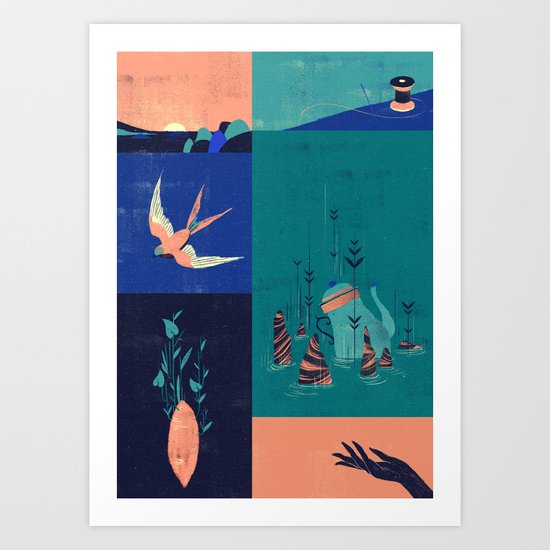 Sarashiva II Art Print