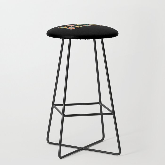 Dinosaur Numbers Collection Bar Stool