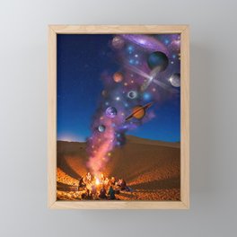 Universal Bonfire  Framed Mini Art Print