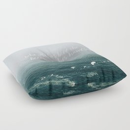 HELD THE OCEANS? Floor Pillow