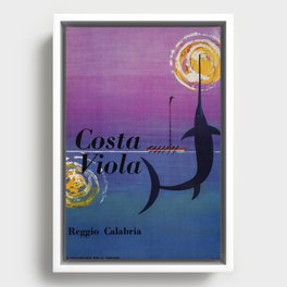 Costa Viola Reggio Calabria Framed Canvas