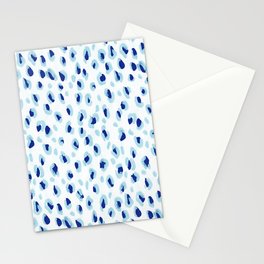 Blue Leopard  Stationery Cards