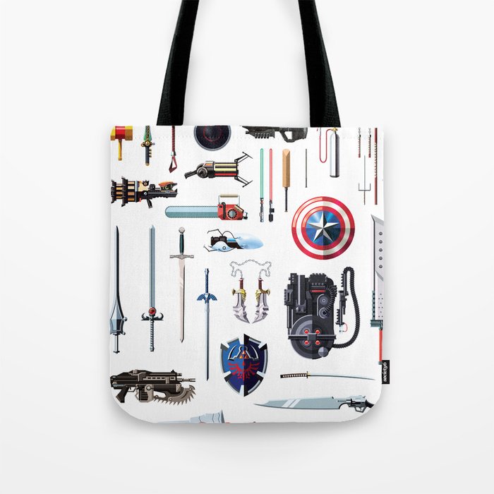 Famous Weapons Tote Bag