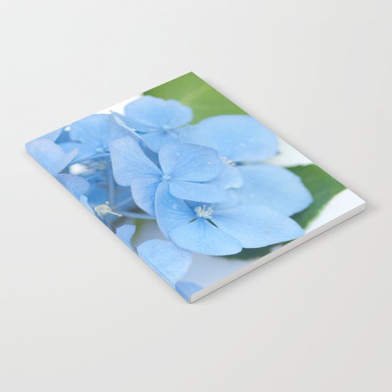 Blue Hydrangeas #1 #decor #art #society6 Notebook