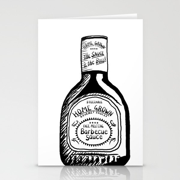 Home Grown BBQ Stationery Cards
