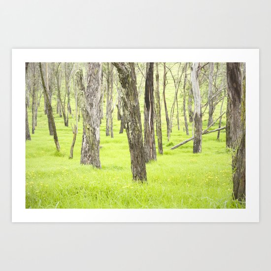 Neon Green Art Print