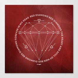 Red Diamond Canvas Print