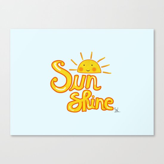 Sunshine Canvas Print