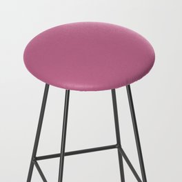 Dark Fuchsia Pink Single Solid Color Coordinates w/ PPG Tutti Frutti PPG17-10 Color Crush Collection Bar Stool