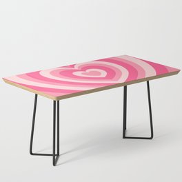Hypnotic Pink Hearts Coffee Table