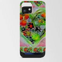 Bright Colorful Dog Art - A Dog Lovers Heart iPhone Card Case