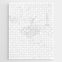 Sisimiut White Map Jigsaw Puzzle