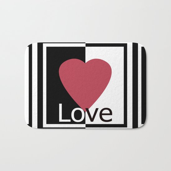 Love .Gift design. Bath Mat