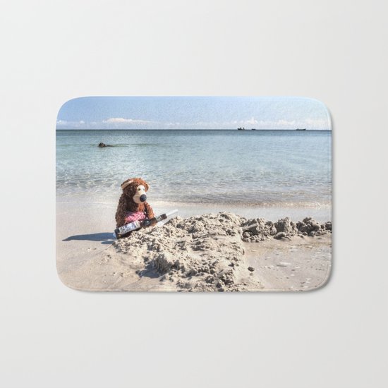 Message in a bottle Bath Mat