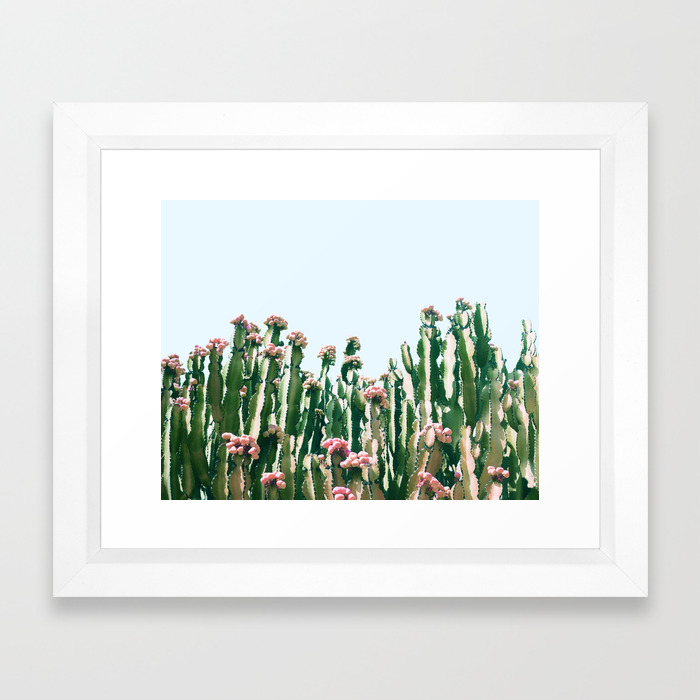 Cactus Framed Art Prints Society6