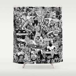 Title Bout Shower Curtain