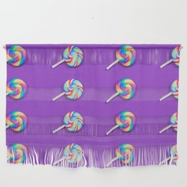 Purple Lollipop Wall Hanging