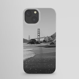 Black and White Golden Gate Bridge iPhone Case